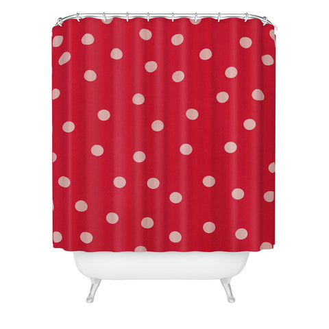Garima Dhawan vintage dots 13 Shower Curtain