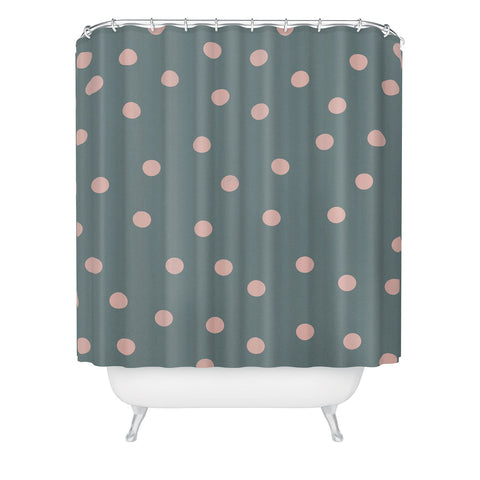 Garima Dhawan vintage dots 15 Shower Curtain