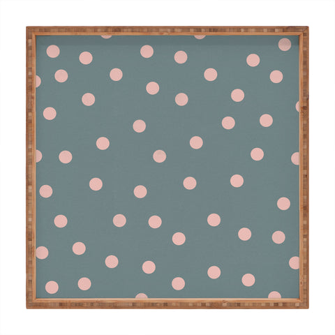 Garima Dhawan vintage dots 15 Square Tray