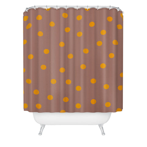 Garima Dhawan vintage dots 16 Shower Curtain