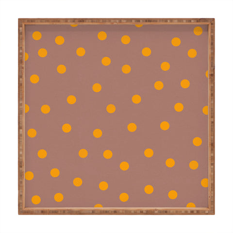 Garima Dhawan vintage dots 16 Square Tray