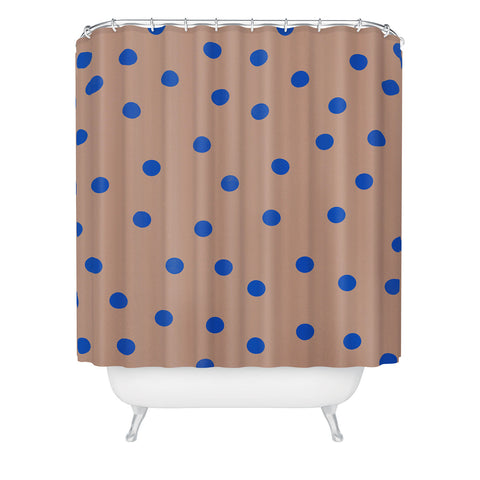 Garima Dhawan vintage dots 2 Shower Curtain
