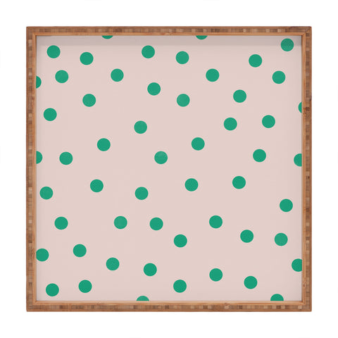 Garima Dhawan vintage dots 3 Square Tray