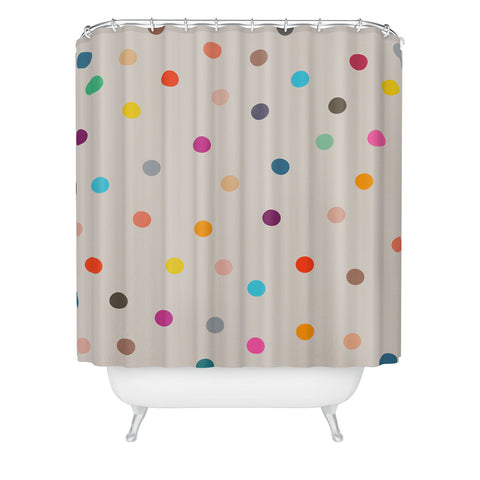 Garima Dhawan vintage dots 35 Shower Curtain