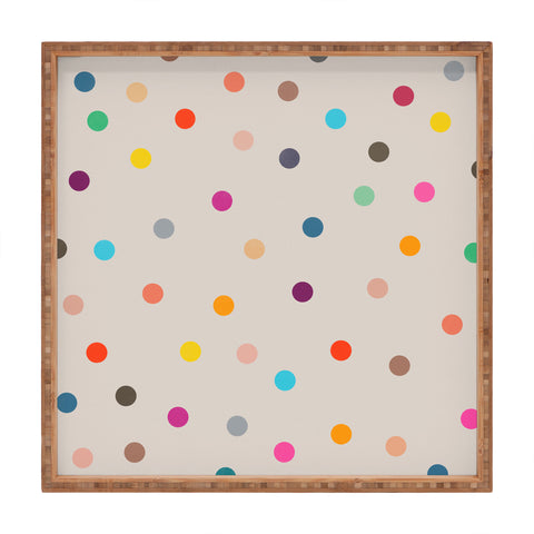 Garima Dhawan vintage dots 35 Square Tray