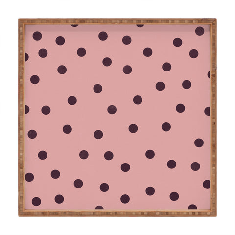 Garima Dhawan vintage dots 5 Square Tray
