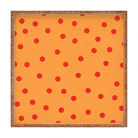 Garima Dhawan vintage dots 6 Square Tray