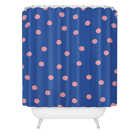 Garima Dhawan vintage dots 7 Shower Curtain