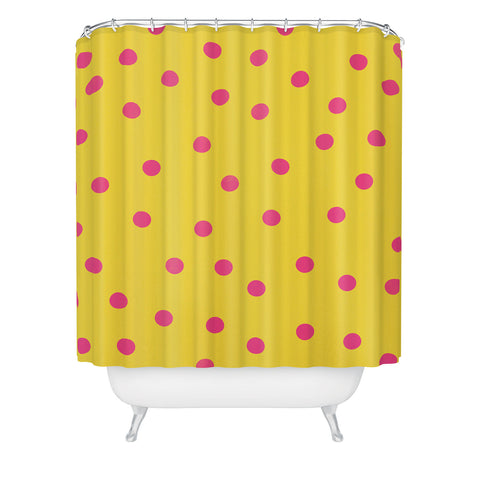Garima Dhawan vintage dots 9 Shower Curtain