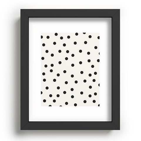 Garima Dhawan Vintage Dots Black Recessed Framing Rectangle