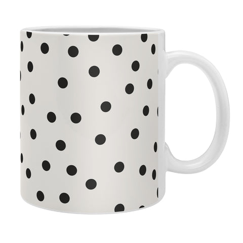 Garima Dhawan Vintage Dots Black Coffee Mug
