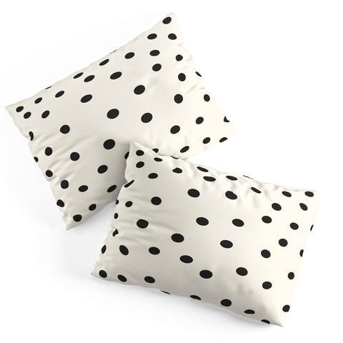 Garima Dhawan Vintage Dots Black Pillow Shams