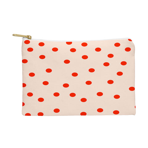 Garima Dhawan Vintage Dots Red Pouch