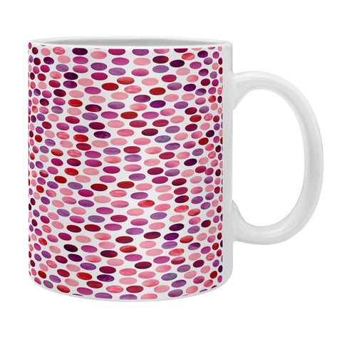 Garima Dhawan Watercolor Dots Berry Coffee Mug