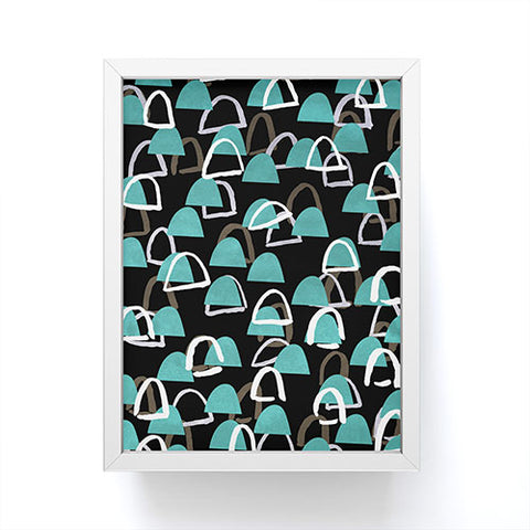 Georgiana Paraschiv Abstract Pattern 41 Framed Mini Art Print