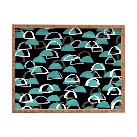 Georgiana Paraschiv Abstract Pattern 41 Rectangular Tray