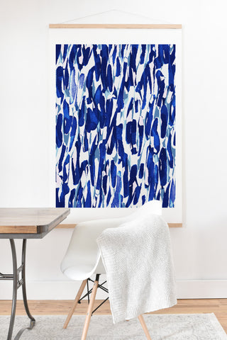Georgiana Paraschiv Blue Shades Art Print And Hanger
