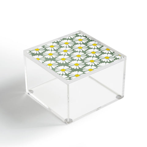 Georgiana Paraschiv Chamomile Pattern Acrylic Box