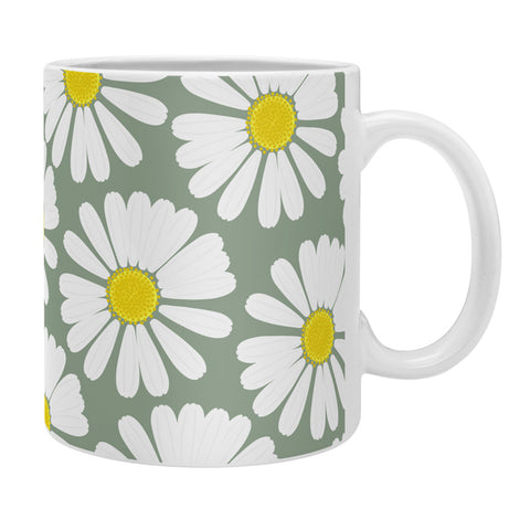 Georgiana Paraschiv Chamomile Pattern Coffee Mug