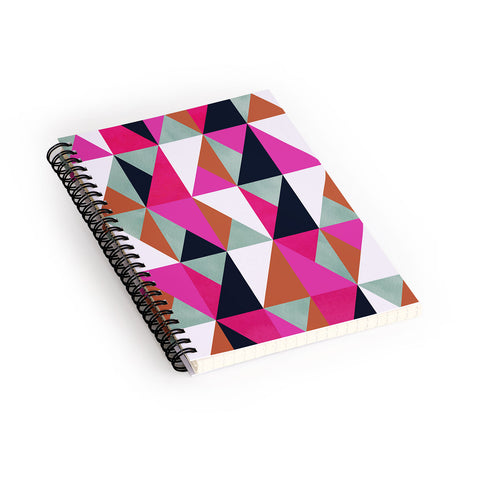 Georgiana Paraschiv Colour and Pattern 20 Spiral Notebook