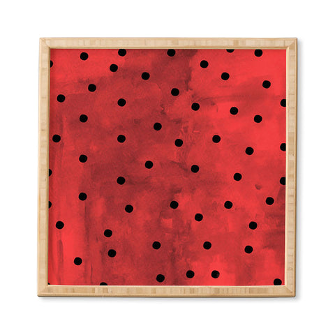 Georgiana Paraschiv Flamenco Dots Framed Wall Art