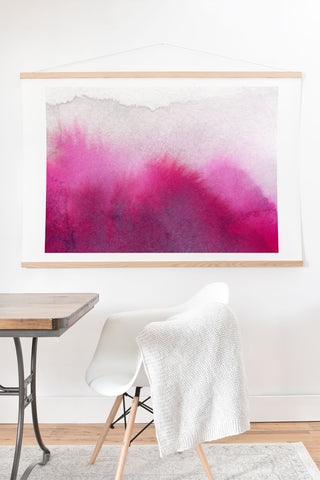 Georgiana Paraschiv Hazy Pink Art Print And Hanger