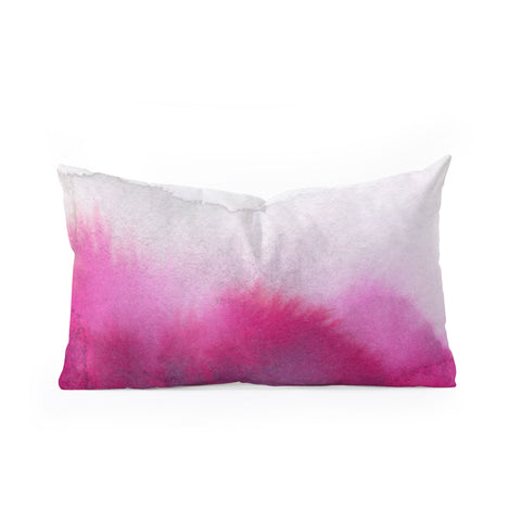 Georgiana Paraschiv Hazy Pink Oblong Throw Pillow