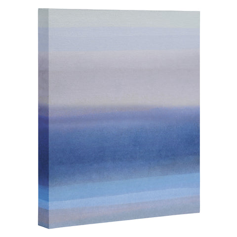 Georgiana Paraschiv In Blue Sunset Art Canvas