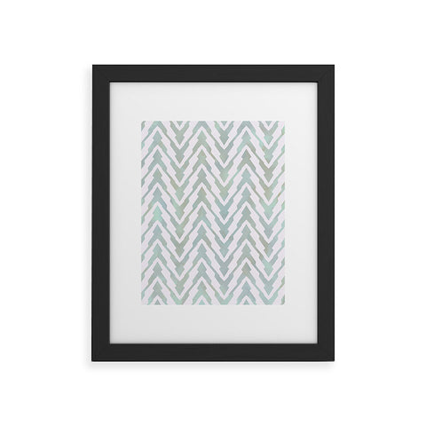 Georgiana Paraschiv Pastel Zigzag Framed Art Print