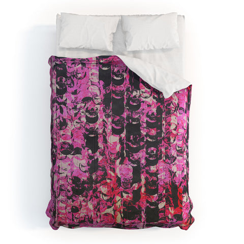 Georgiana Paraschiv Pink And Red 2 Comforter