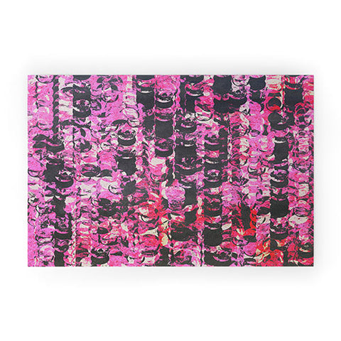 Georgiana Paraschiv Pink And Red 2 Welcome Mat