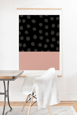 Georgiana Paraschiv Textured Dots Art Print And Hanger