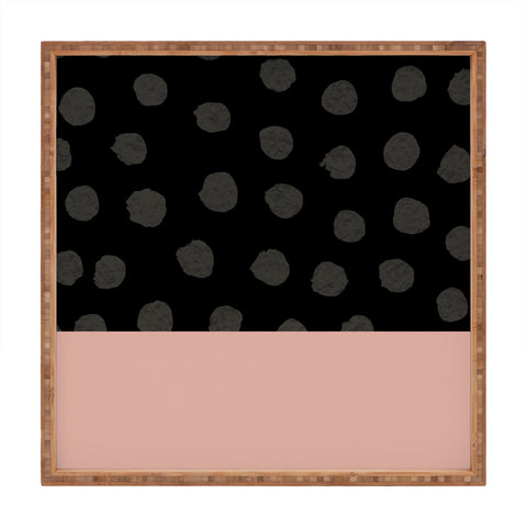 Georgiana Paraschiv Textured Dots Square Tray
