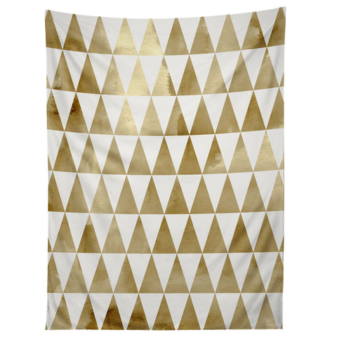 Georgiana Paraschiv Triangle Pattern Gold Tapestry