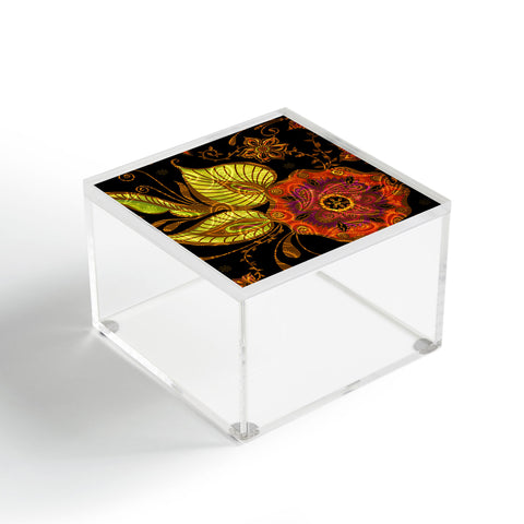 Gina Rivas Design Exotic Floral Acrylic Box