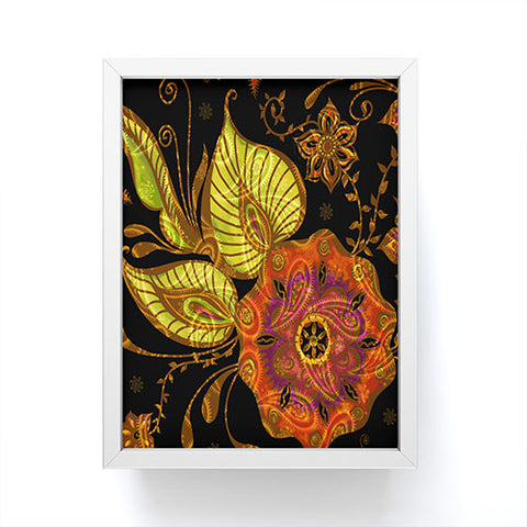 Gina Rivas Design Exotic Floral Framed Mini Art Print