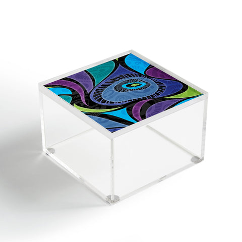Gina Rivas Design Feather Eye Acrylic Box