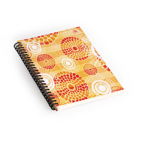 Gina Rivas Design Festive Batik Spiral Notebook