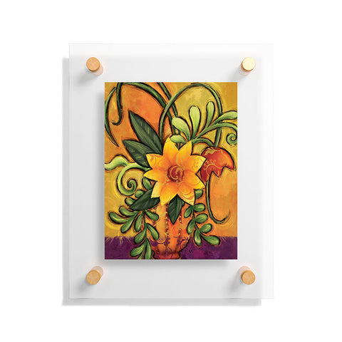 Gina Rivas Design Floral 7 Floating Acrylic Print