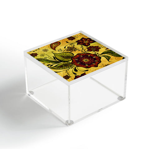 Gina Rivas Design Henna Floral Acrylic Box