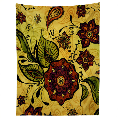 Gina Rivas Design Henna Floral Tapestry