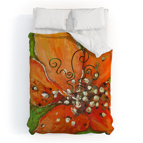 Gina Rivas Design Hibiscus Floral Comforter
