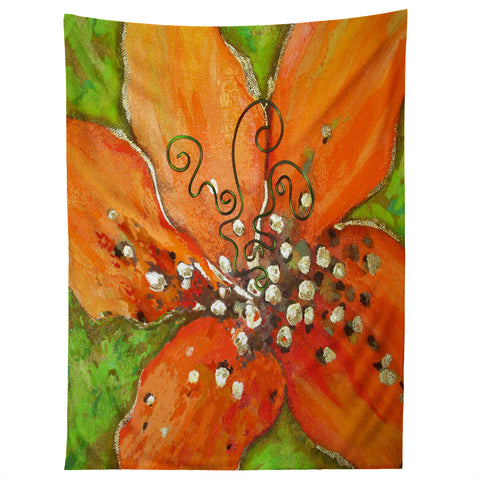 Gina Rivas Design Hibiscus Floral Tapestry