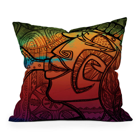 Gina Rivas Design Mexicali Throw Pillow