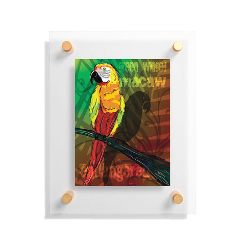 Gina Rivas Design Parrot Floating Acrylic Print