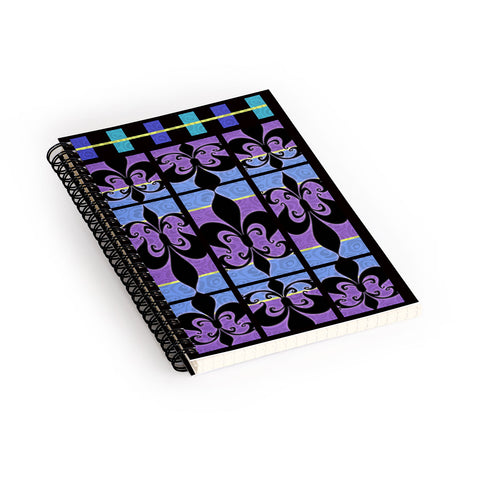 Gina Rivas Design Peacock Patch 1 Spiral Notebook