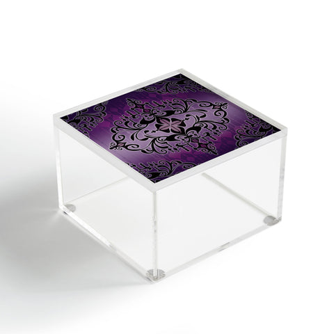 Gina Rivas Design Purple Romance Acrylic Box