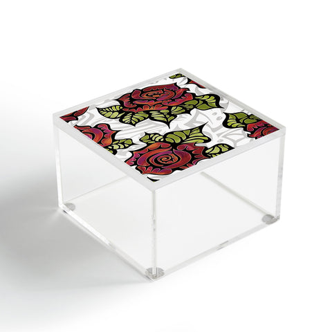 Gina Rivas Design Tribal Rose Acrylic Box