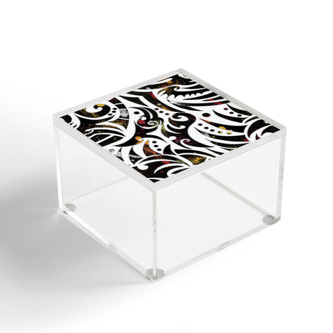 Gina Rivas Design Tribal Splatter Acrylic Box