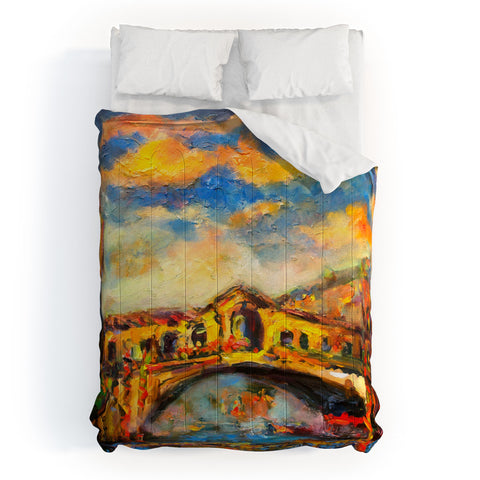 Ginette Fine Art 16 Railto Bridge Comforter